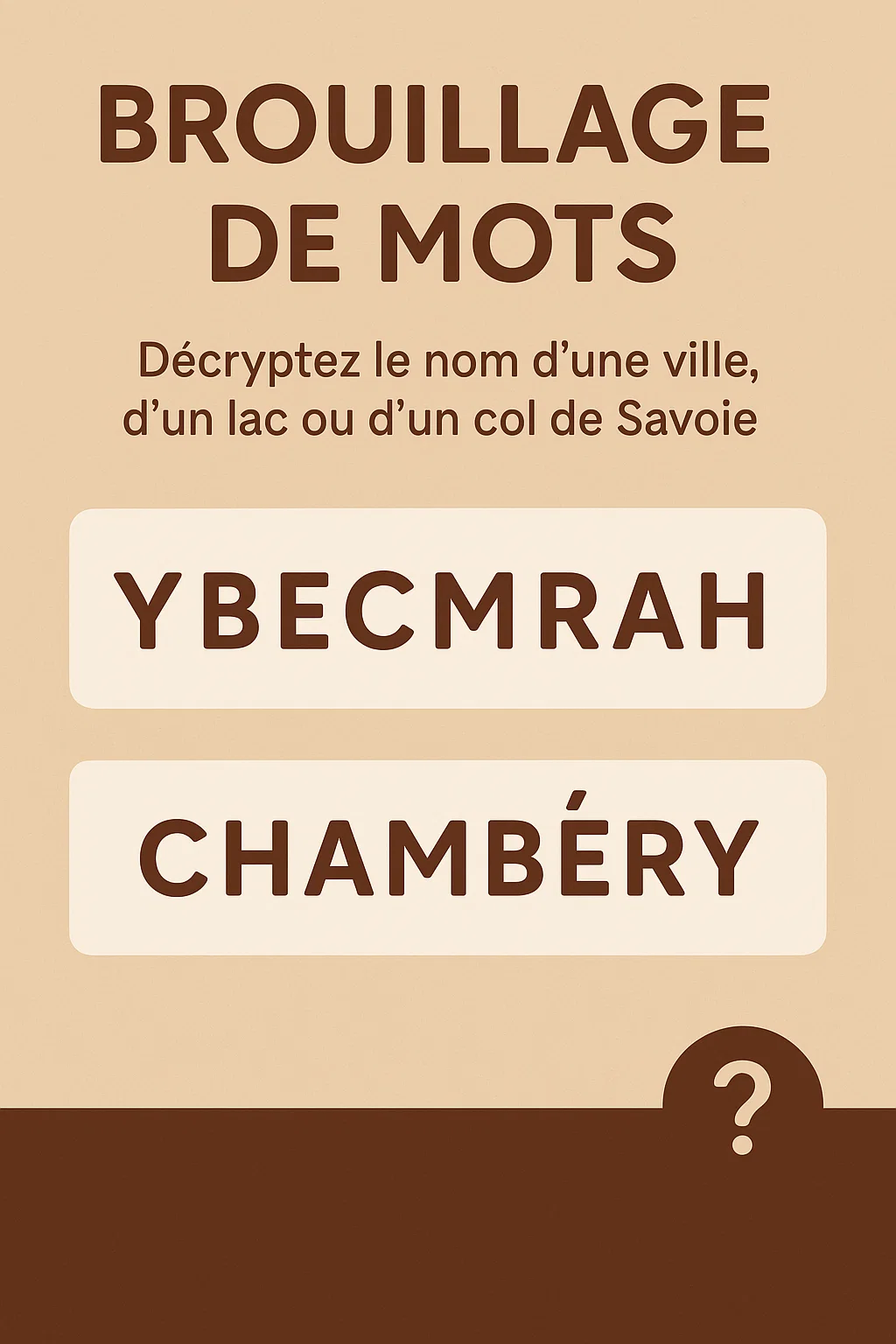 Brouillage de mots