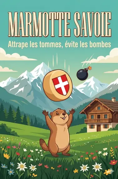 Marmotte Savoyarde - Attrape les tommes et évite les bombes
