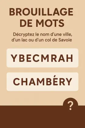 Anagramme Savoie